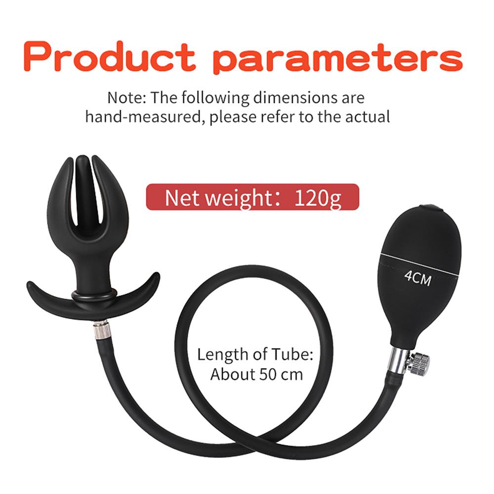 New Inflatable Anal Plug Separate Dildo Pump Go Out Wear Expandable Big Butt Plug Bdsm Massage Ass Dilator Sex Toys For