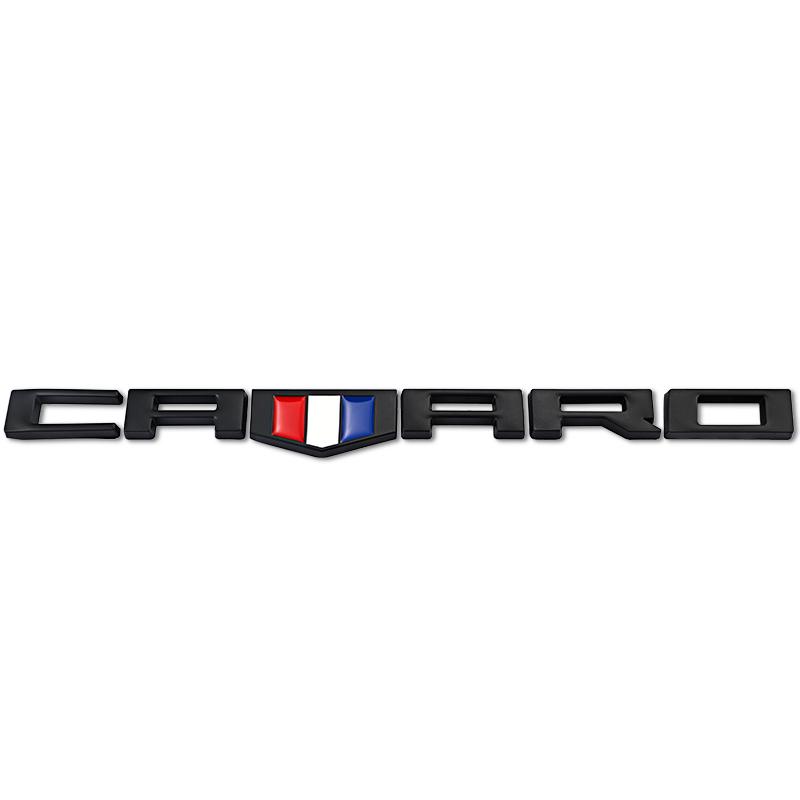 3D CAMARO Letter Auto Stickers Achterklep Embleem Badge Voor Chevrolet Camaro Equinox Traverse Montana Silverado TrailBlazer Suburban