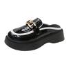 Thick Bottom Round Head Combination Fashion Comfortable Non-slip Breathable Single Shoes Women Fashionable Slippers