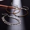 2024 3 Pcs Multi-Layer Anklet Set Handmade Round Pendant Beach Ankle Chain for Women Jewelry Party Gift