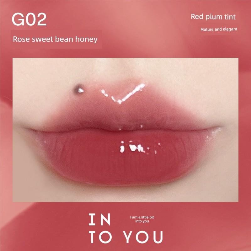 (Condensed) Brand Direct Delivery~Into You Syrup Lip Gloss Sweet Lip Gloss Tinted Lip Oil Repairing Lip Mask Moisturizing