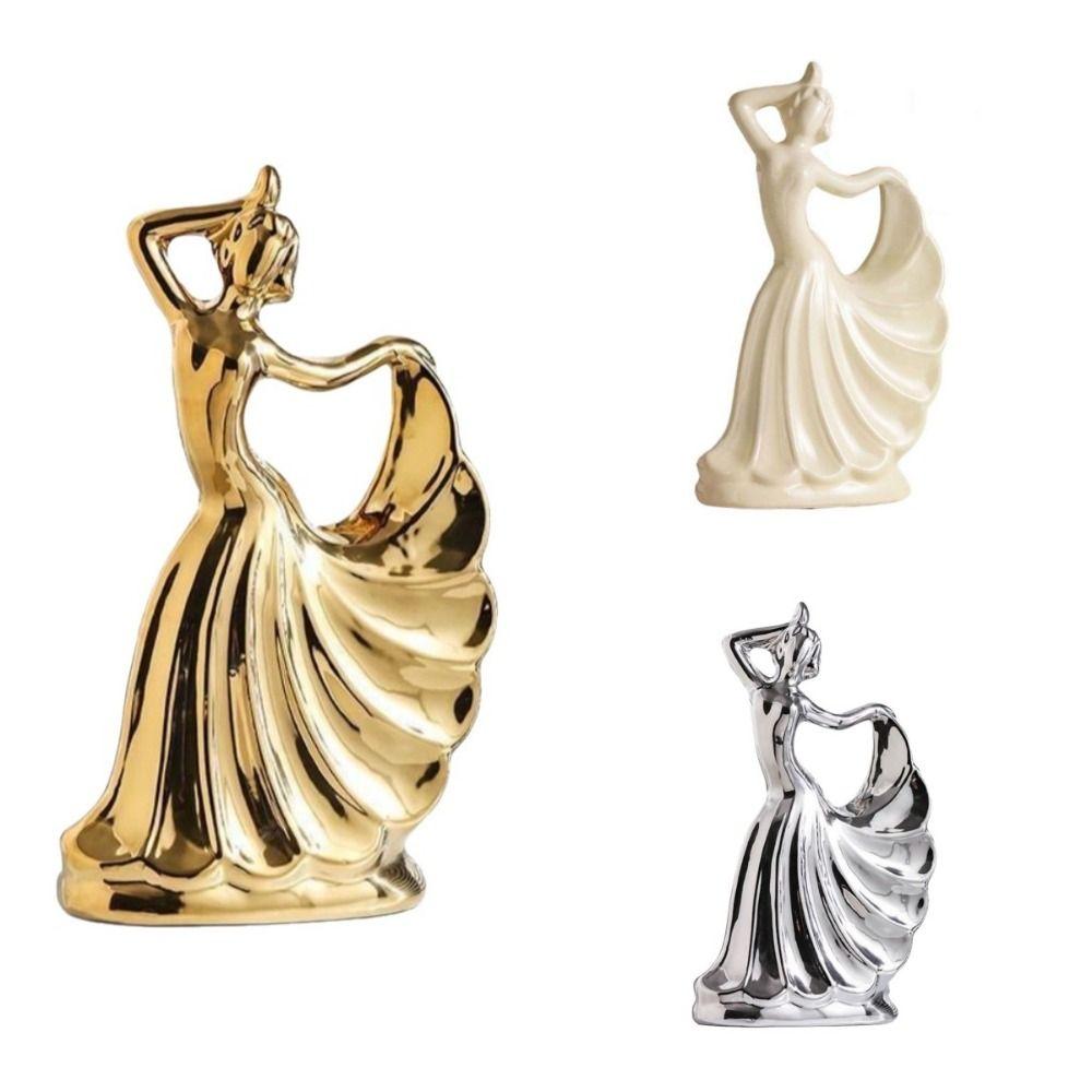 Model Dancing Lady Figurine Simulated Tabletop Art Figure  Festival Decor