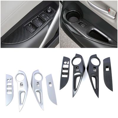 Pentru Toyota Corolla Hatchback 2023 comutator de ridicare a geamului capac cadru ornament accesorii de interior Decor carbon