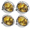 High Brightness LED Retro Headlight with Protective Cover For Multiple Model Motorcycles Easy Installation