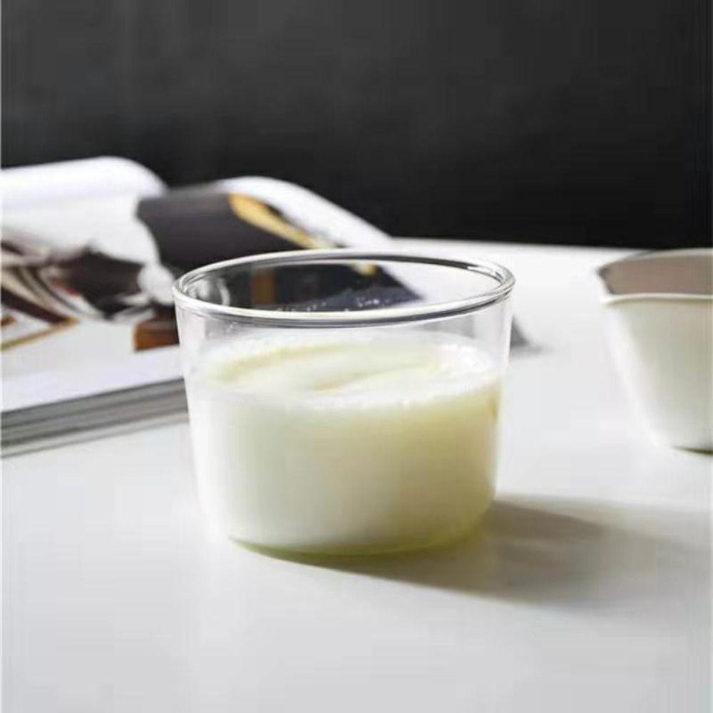 Transparente Servierschüsseln Glas Süßigkeitenschalen DIY Puddingbecher Milch
