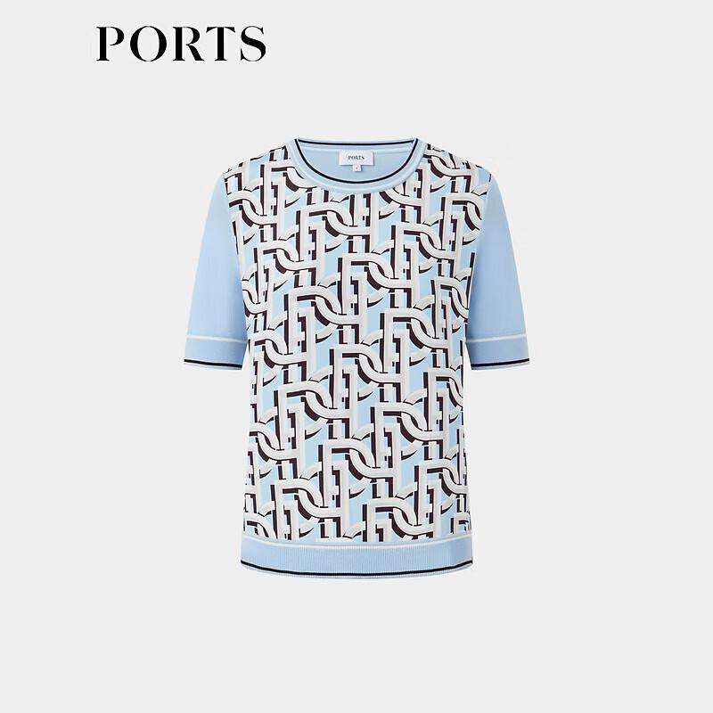PORTS Women's Summer Printed Knit Top