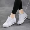 Autumn fly weaving mesh breathable running shoes rocking shoes women's platform air cushion casual sports mother shoes