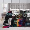 The Weeknd Pop Singer Blanket Coral Fleece Plush Print  Multi-function Super Warm Throw Blankets for Home Office Quilt