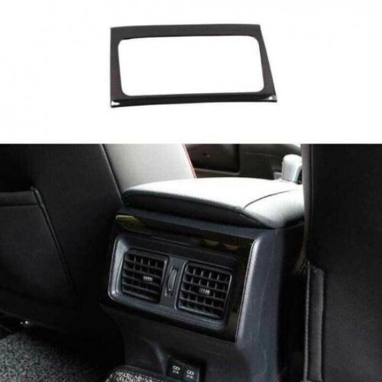 For Toyota Camry 2018- Black Steel 1PCS Cover Trim Rear Air Outlet Vent