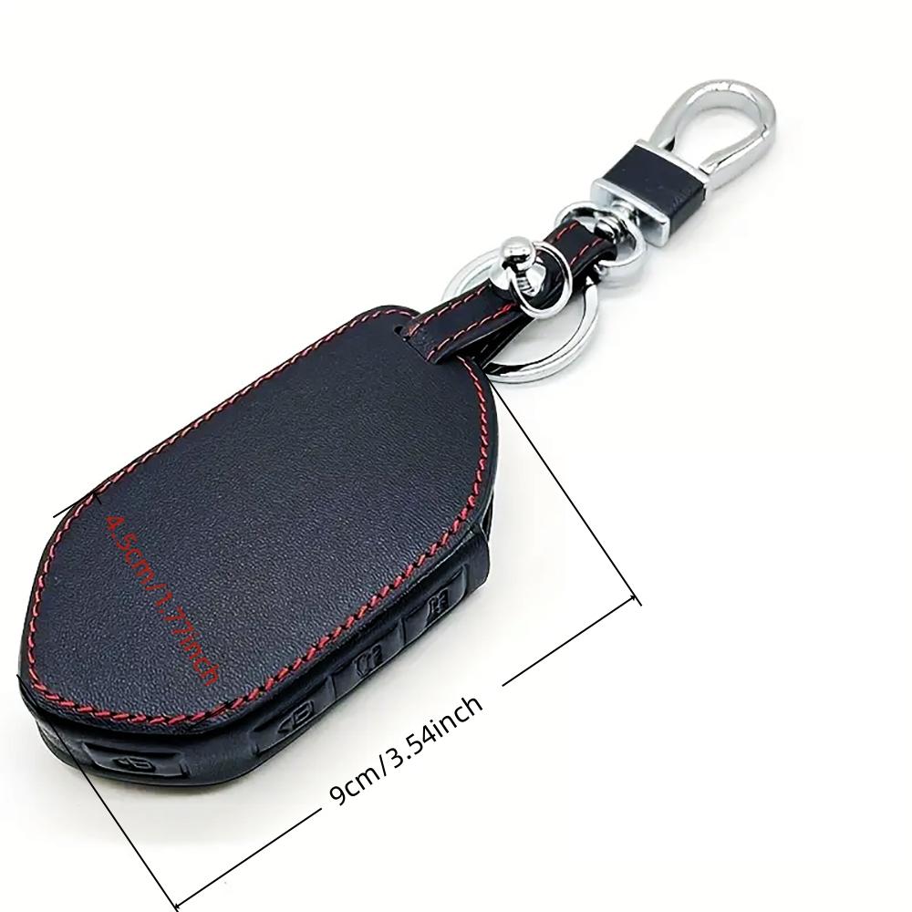 Leather Car Key Cover For Kia EV3 EV9 2024 K5 K8 Carnival Sorento Hybrid Smart Remote Fobs Shell Case Protector Auto Accessories
