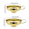 1/2 Pcs Stainless Steel Wide Mouth Funnel Kitchen And Household Large Diameter Funnel Multifunctional Jam Canning Funnel
