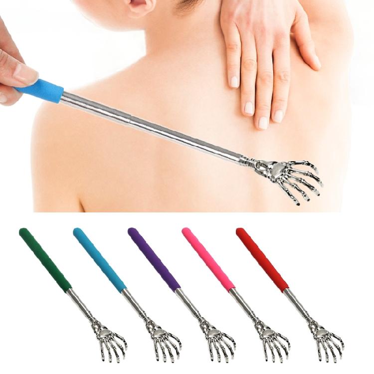 Telescopic Back Scratcher Extendable Handle,Portable Stainless Steel Massager