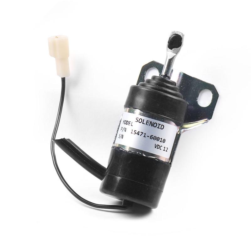 Pro Kubota Denso Palivový vypínací solenoid 052600-1001 052600-1000 15471-60010 12V Palivový vypínací solenoid