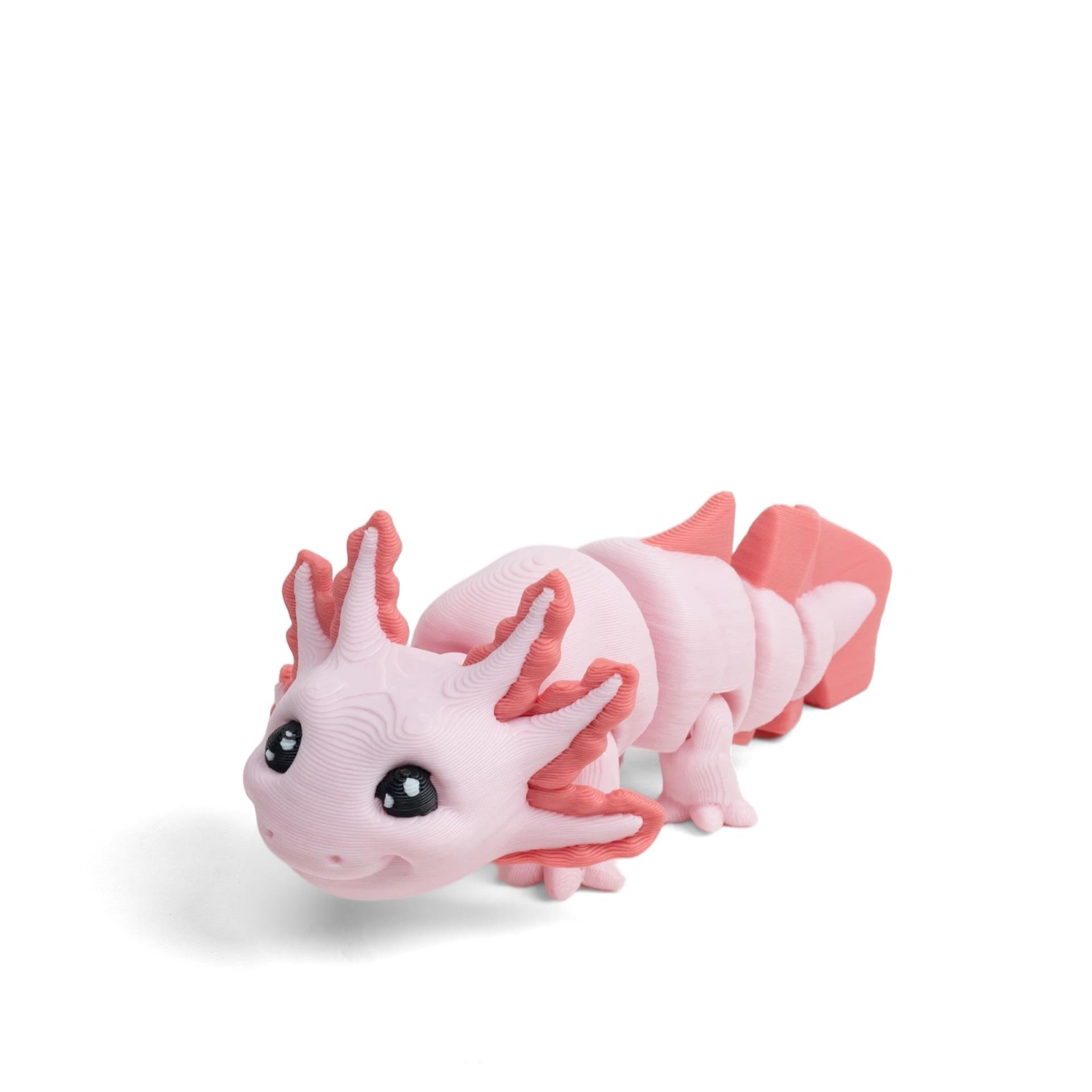 

Cute Pink Dollfish Toys 3D Printing Toys Simulation Animal Dollfish Toys Joints Movable Model Desktop Decorative Ornaments