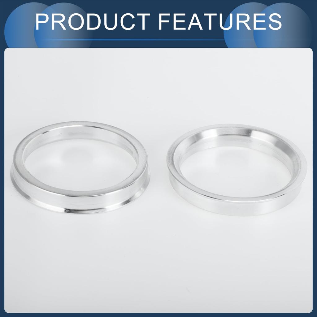 INFINAUTO Hub Centric Rings 56.1mm Inner To 66.6mm OD Car Wheel Hub Rings Aluminum Alloy 4pcs