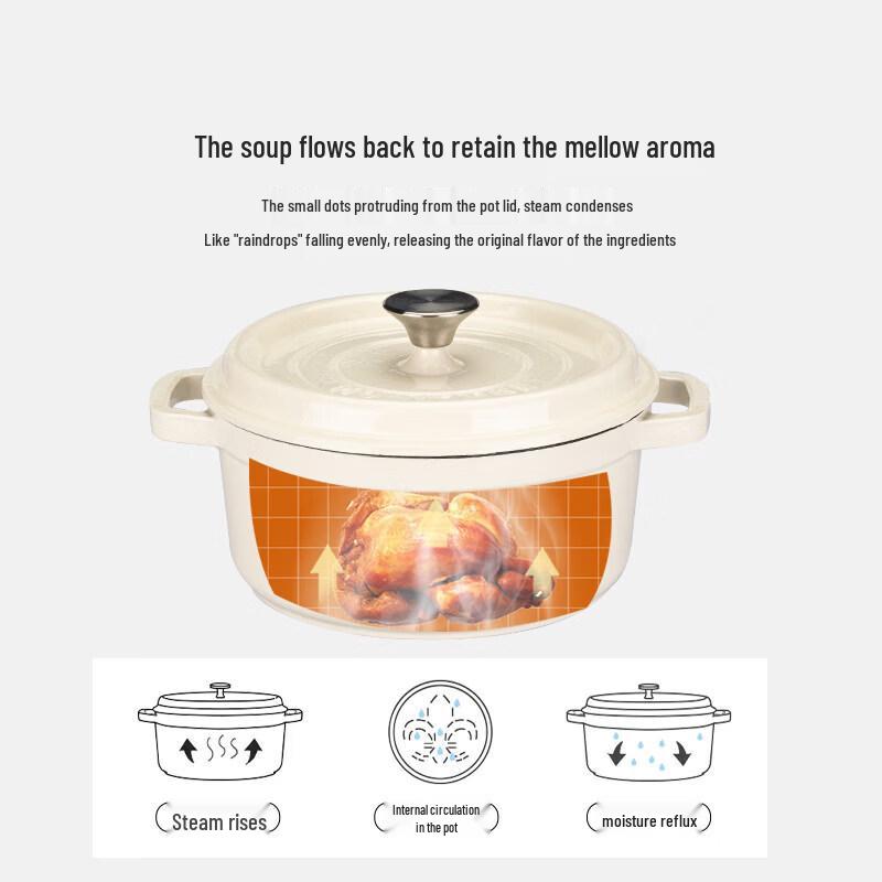 Chixing ONE Enamel Cast Iron Dutch Oven