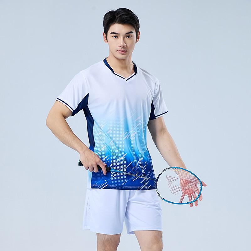 Premium Breathable Badminton Shirt Men Women Tennis Pickleball Sportswear Quick-Dry Athletic Top