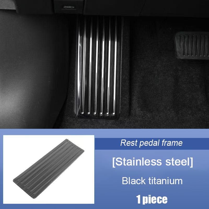 For BYD Seal 2024 Stainless steel rest pedal decorative sticker Automotive interior modification 3302