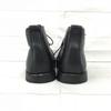 Earth Leather Short Boots Black 9/27.0cm(USED)