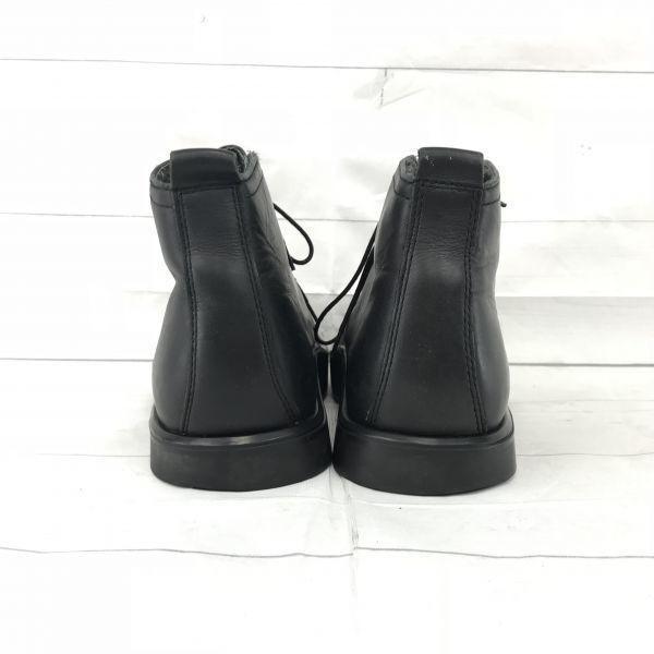 Earth Leather Short Boots Black 9/27.0cm(USED)