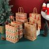 1pcs Kraft Paper Gift Bags Merry Christmas Candy Cookie Packaging Bag Boxes Natal Kids Favors 2026 New Year Party Decoration
