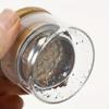 Polvo de Vidrio de Cristal Líquido Mezcla Lavado Pluma Taza de Uñas Líquido Mezcla Taza de Cristal Herramientas para Uñas Con Tapa Malla de Acero Inoxidable