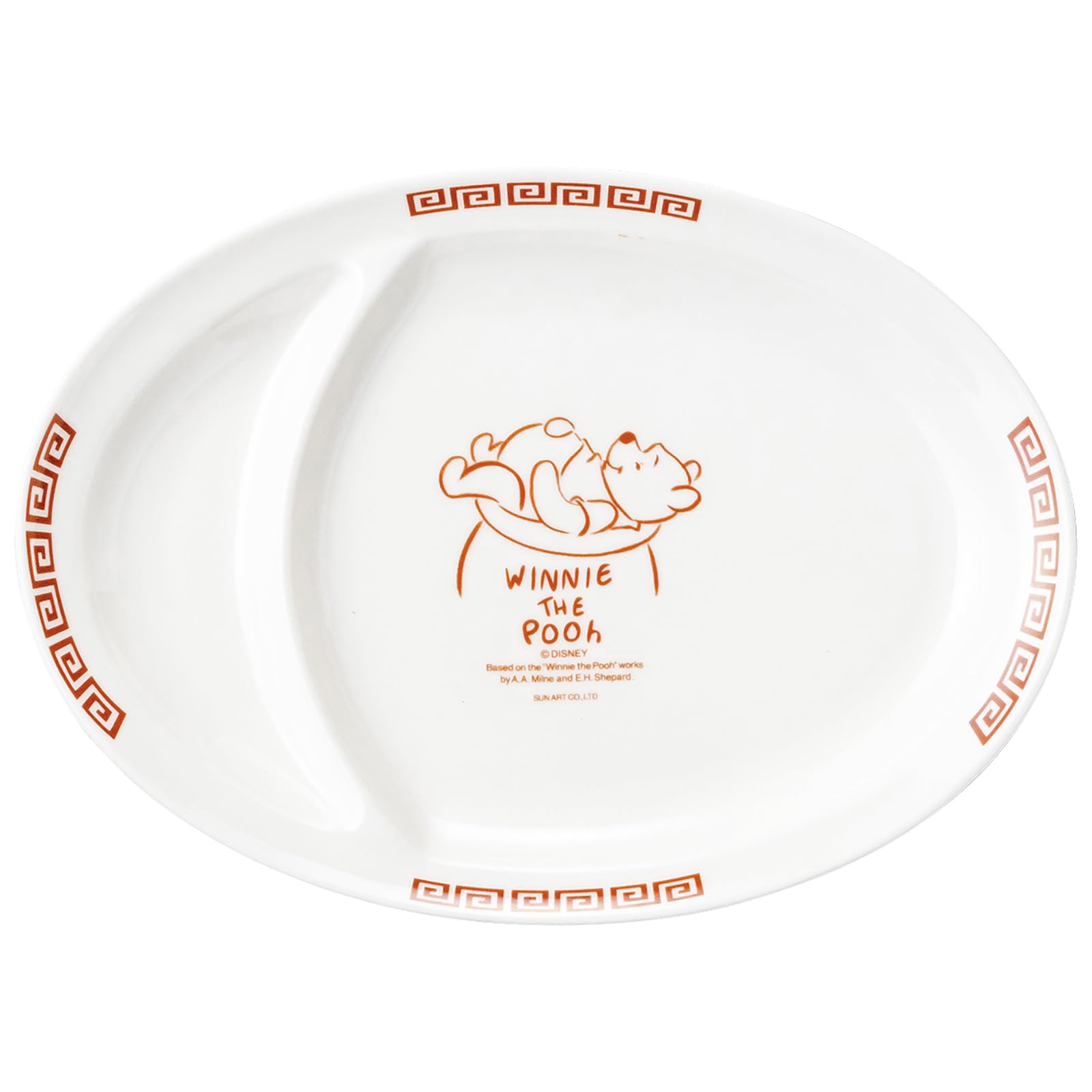 

Sun Art Disney the Dumpling Pooh Chinese Dumpling SAN4174 Winnie Pooh Plate, Series, Tableware, белый