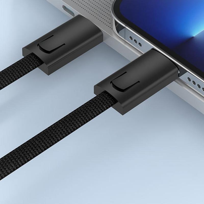 PD60W USB C Fast Charging Data Cable with Lanyard, Smooth Connectors for Charging/Data Transfer