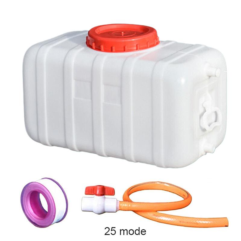 Пластиковое ведро Квадратное ведро Прямоугольный резервуар для воды Горизонтальное ведро для хранения Автомобильный Большой Утолщенный Бытовой Сверхтолстый Бак белый