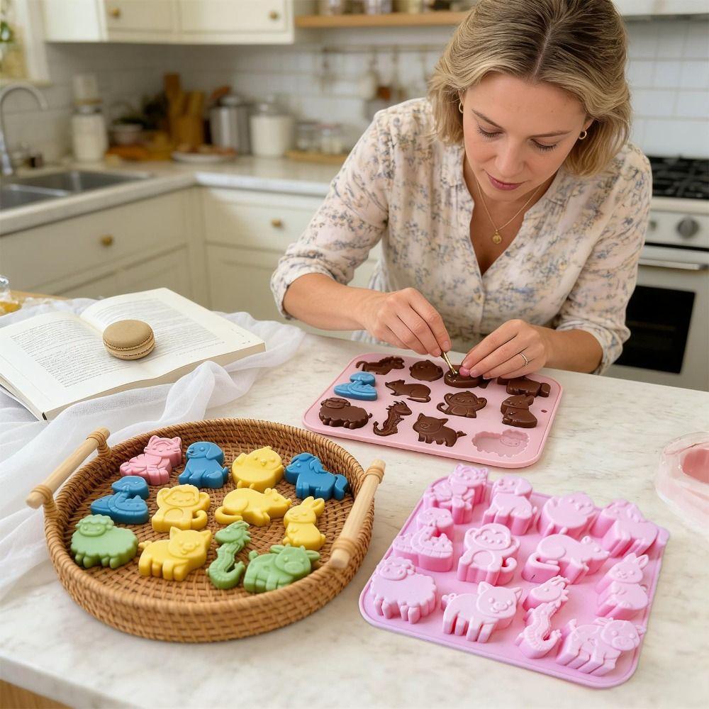 12 Options Chocolate Dessert Mold Reusable Baking Mould Mousse Cake Mold  Dessert Making