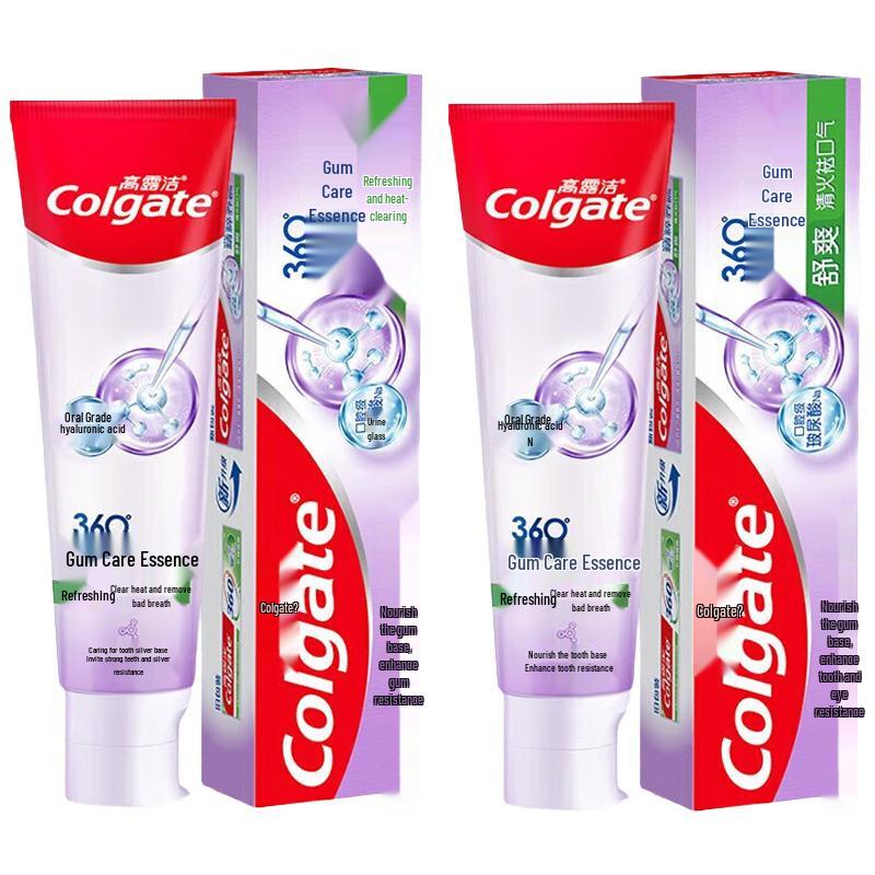 Colgate 360 Essence Gum Care Toothpaste - Long-lasting Fresh (2-Pack)