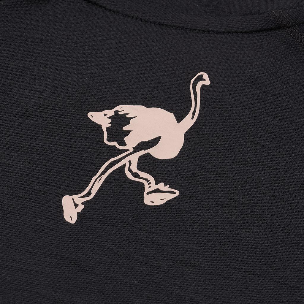 Saucony Nathan Bell Series Fashion Simple Pullover Versatile Short Sleeve T-Shirt Unisex Tops Black SA2259ST42C-BK001