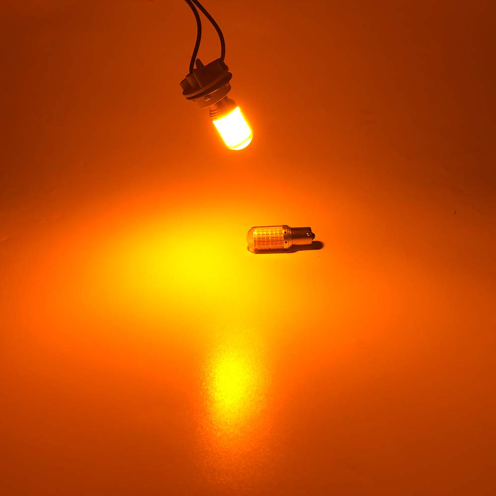 Catland S25 Clignotant LED Ambre Orange 1156 BA15S P21W