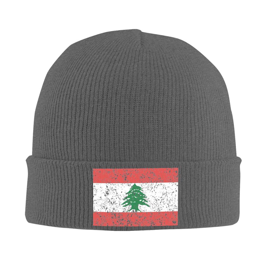 New Lebanon Flag Hats Autumn Winter Beanies Warm Caps Unisex Acrylic Bonnet