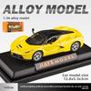 Car Laalloy Model 136 Scale Sports Light Sound Open Kids Doors