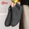 YRZL Winter Warm Cotton Shoes Men Indoor Home Slipper Thin Bottom Plush Cotton Man Casual Shoes Soft Sole Anti-slip Slippers Man