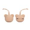 Silicone Pacifier Case Holder Travel Storage Pouch Accessories for Newborn Baby Boys Girls Bear Shape
