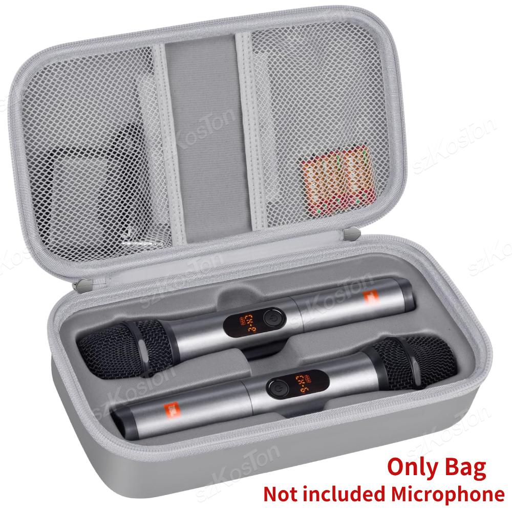 Trådløs mikrofonkoffert for JBL PartyBox Trådløst to-mikrofonsystem Synging Karaoke Dobbel mikrofon Håndholdt Reiseoppbevaringsveske