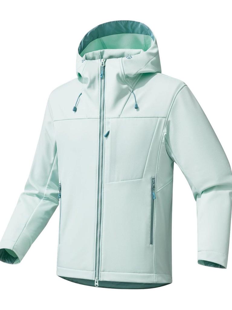 Damska Wiatroodporna Wodoodporna Kurtka Softshell - Oddychająca Odzież Sportowa Outdoorowa i Codzienna
