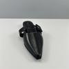 Fashion Square Heel Shoes Woman 2025 Female Slippers Pointed Toe Luxury Slides Block New Cover Soft Designer Female Shoes Ladies' Slippe