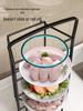 Ivory White 5-Tier Kitchen Prep Organizer Rack