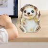 Middle Finger Hedgehog Statue Simulated Hedgehog Resin Figurine Animal Sculpture