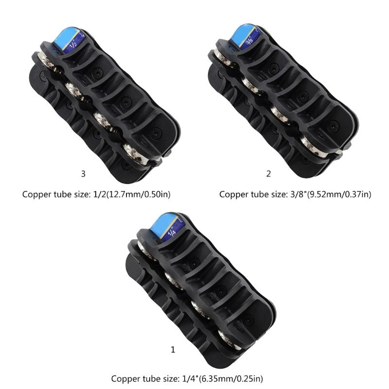 652F Handheld Brake Line Straightener Tool For 6.35mm 9.52mm 12.7mm Copper Pipe Durability Alloy Construction Repair Tool