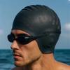 Adult Silicone Swimming Cap Waterproof Ear Protection Diving Bathing Hats Beach Pool Caps Durable One Size Suitable for All Hair