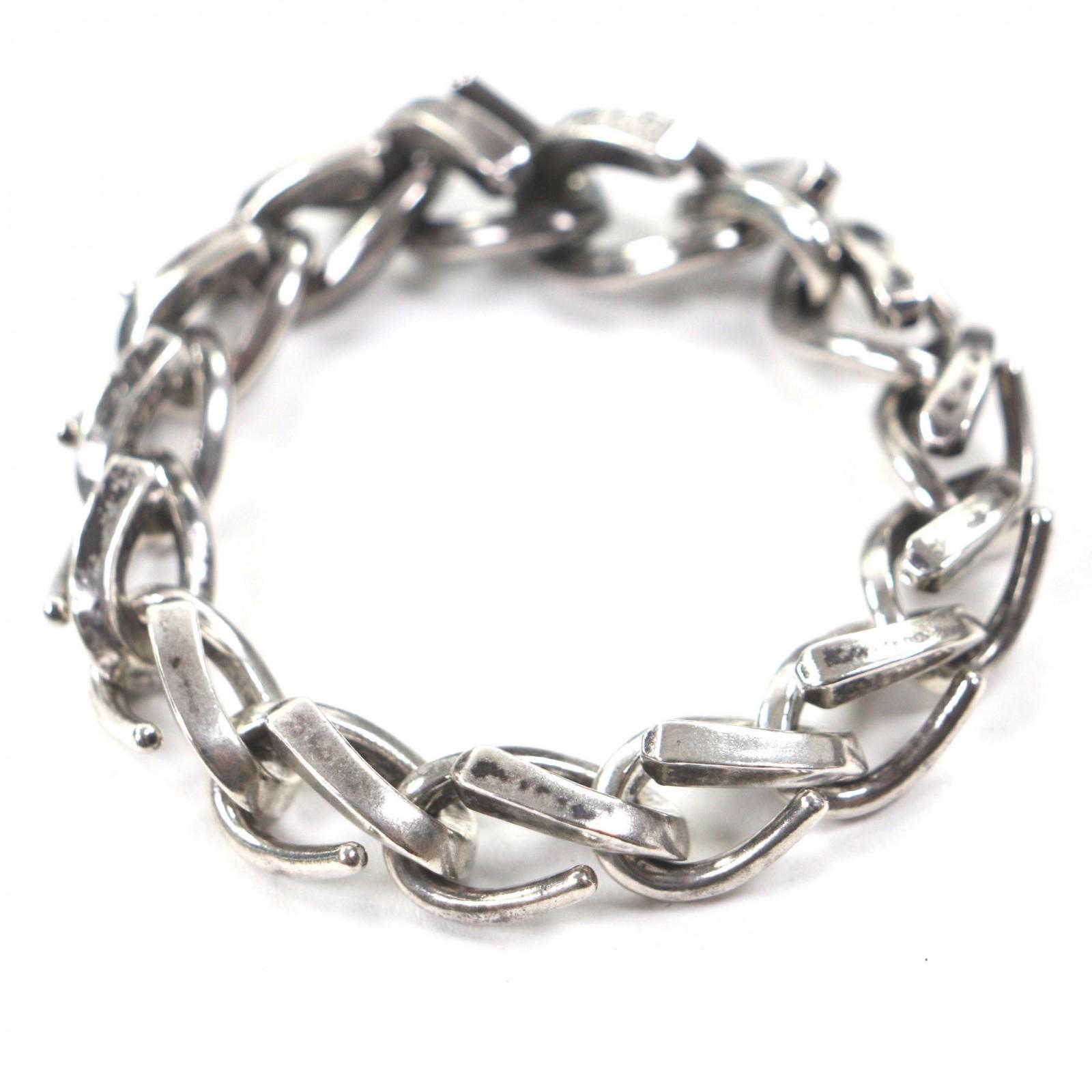 

Excellent TIFFANY&Co. bracelet Forge Large Link Silver 925 mens Used