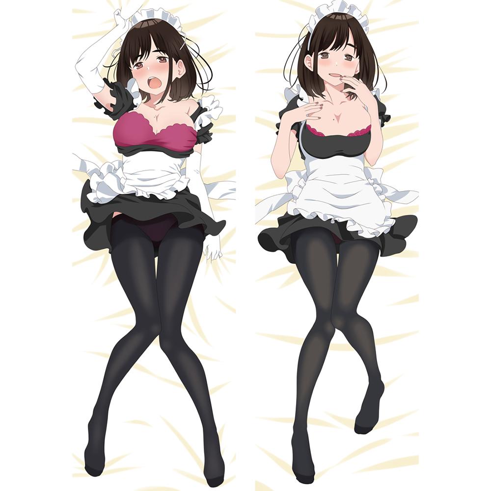 

Аниме Ganbare Douki Chan Dakimakura чехол для косплея, обнимающая наволочка для тела, мягкий диван, постельные принадлежности, подушки, наволочка, подарок отаку 40x120cm Peach Skin