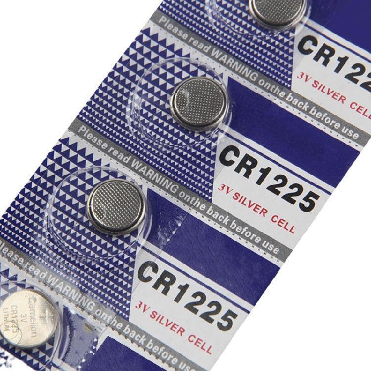Mini Battery Pack CR1225 3V Lithium Battery for Watches & Small Electronics