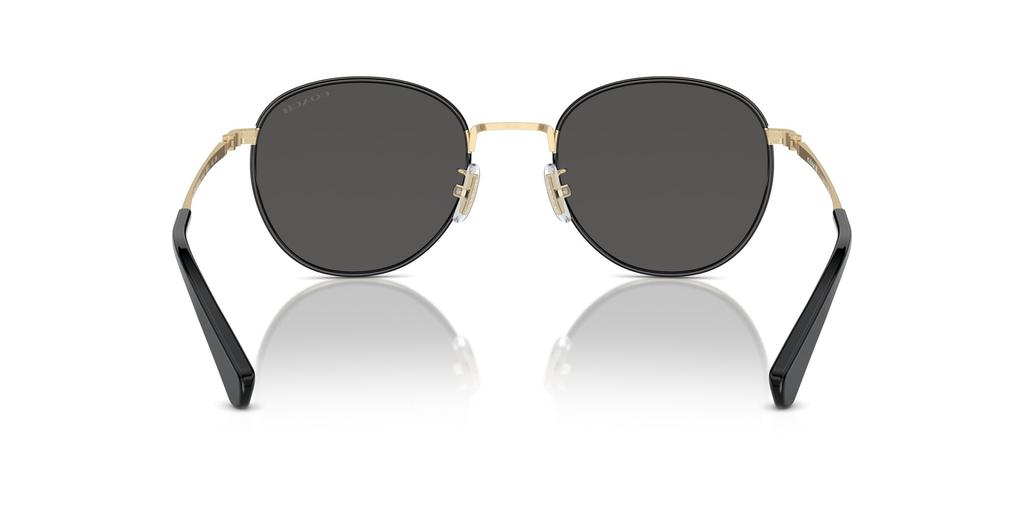 Coach Sunglasses HC7163 CR631 SHINY LIGHT 52 Men's GOLD/BLACK