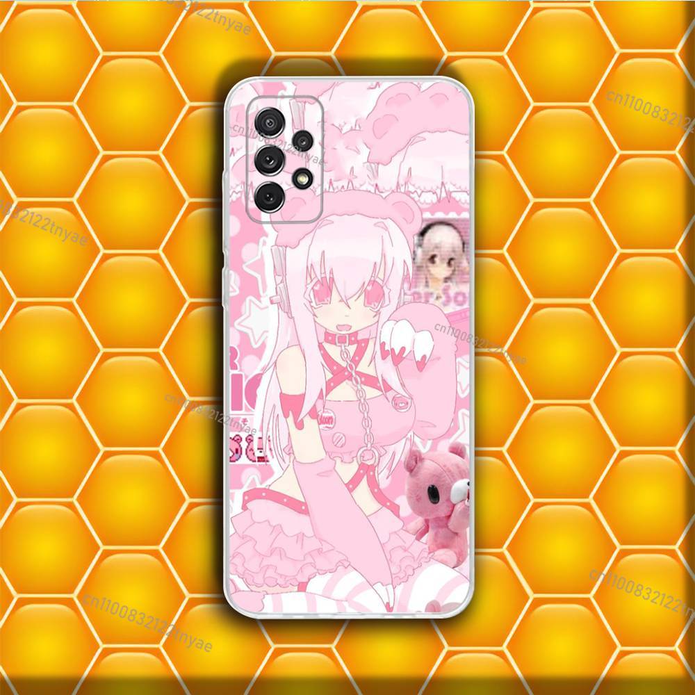 S-Super S-Sonico  Phone Case Silicone For Samsung S30,23,21,22,20 FE lite,S10,9,PIus Note20ultra Soft Transparent