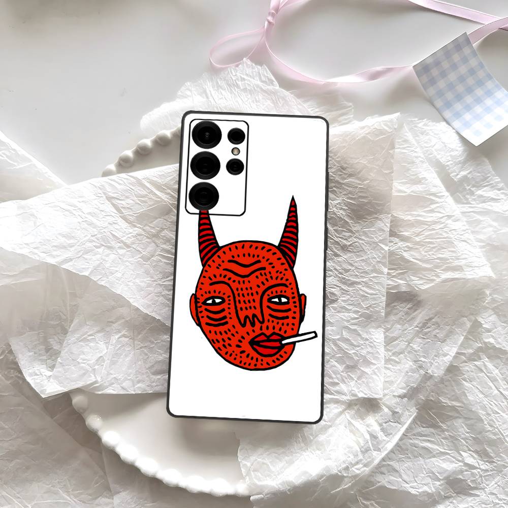 Polly Nor Print Phone Case For Samsung S 24 Fe 25 Ultra Plus 20 Lite 21 30 22 23 24 22 Ultra 5G Fundas